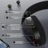 ATTACK SHARK L90 Tri-Mode Wireless Gaming Headset Black with RGB & 7.1 Surround
